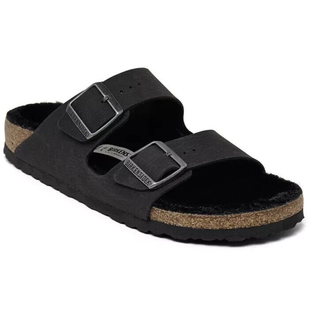 BIRKENSTOCK Women's Arizona Big Backle Fur Sandals- EU 36 / US 5.5, NEW